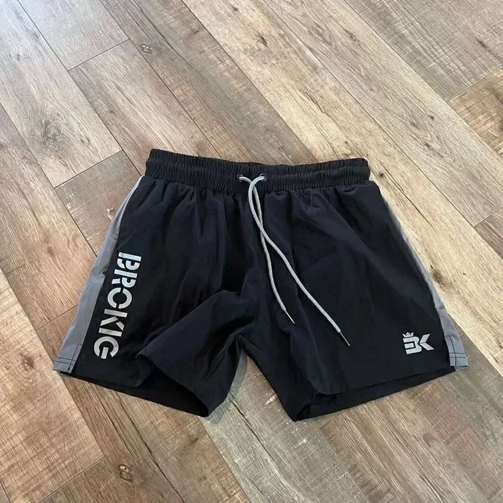 BROKIG Mens 5" Lightweight Gym
Bodybuilding Shorts Summer
Workout Fitness Short
